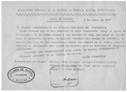 COLUMNA DE HIERRO- 9-1-37