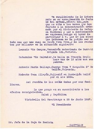 EJÉRCITO, PARADERO DE 4 VECINOS    25-6-37 w