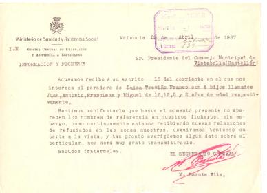 REFUGIADOS- Pesquisas paradero familia