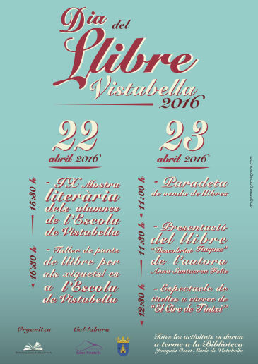 Dia del llibre Vistabella 2016 FINAL